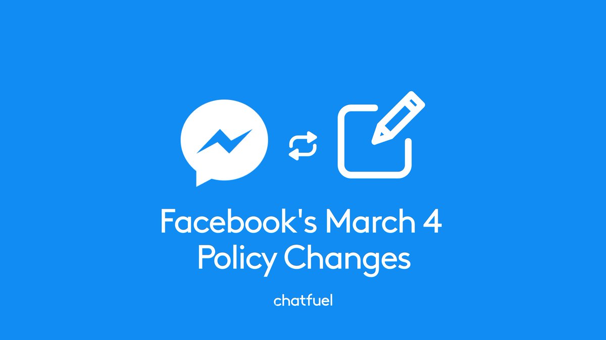 chatfuel's tweet photo. Facebook's new #OneTimeNotification lets businesses msg #chatbot subscribers outside of the 24h window (w/ consent). Use cases incl. price-drop alerts, back-in-stock alerts, etc. Will you be using them? (Great for #ecommercemerchants especially!) More: https://t.co/qKg3Ac141q https://t.co/HB7RRTPqrP