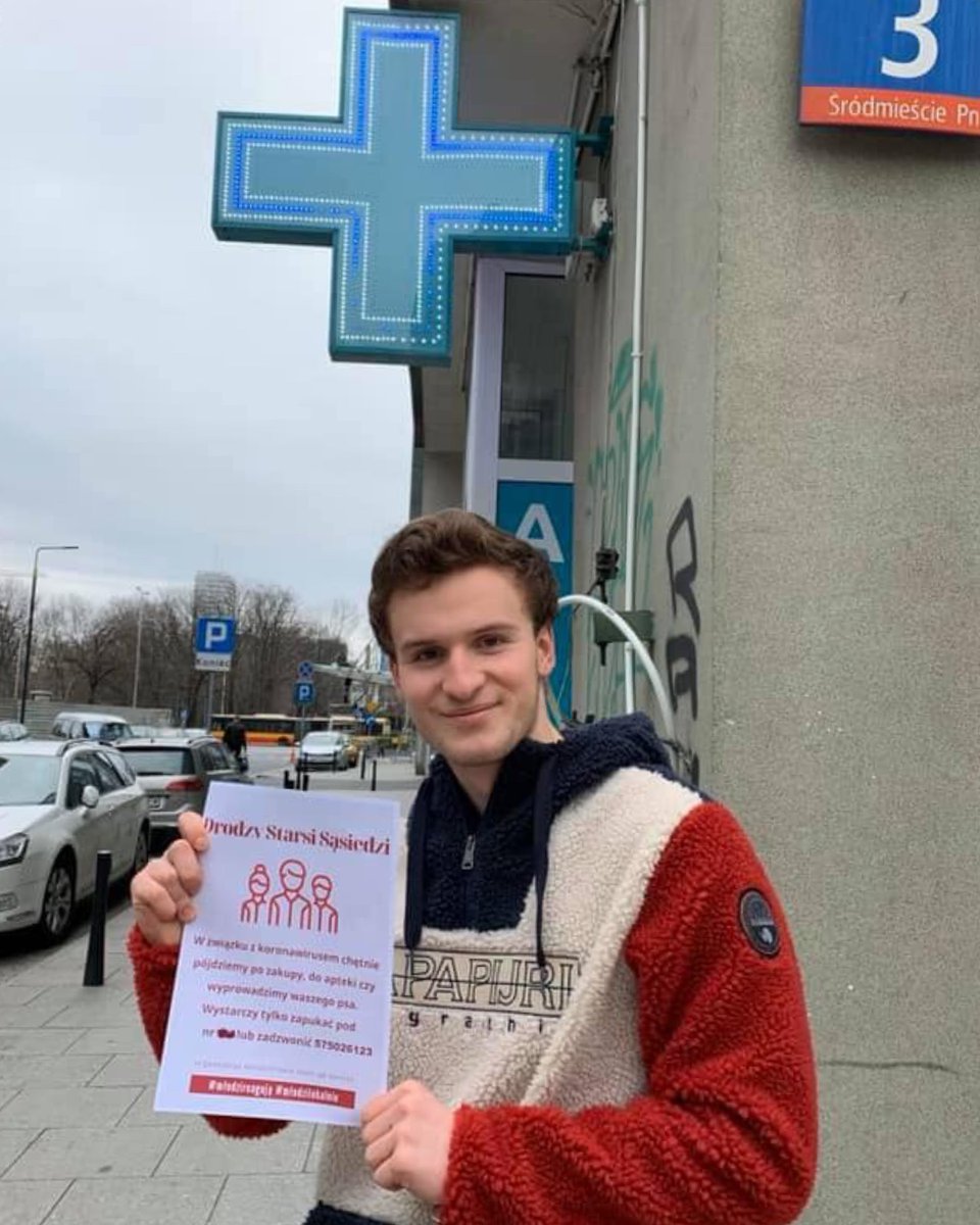 FLEXAlumni's tweet photo. Kuba Dzik ‘19, has been helping his neighbors during these rough times. Kuba has been delivering them groceries and medicine!
#flexpoland #acglobal #flexalumni https://t.co/QDOzd9zymq