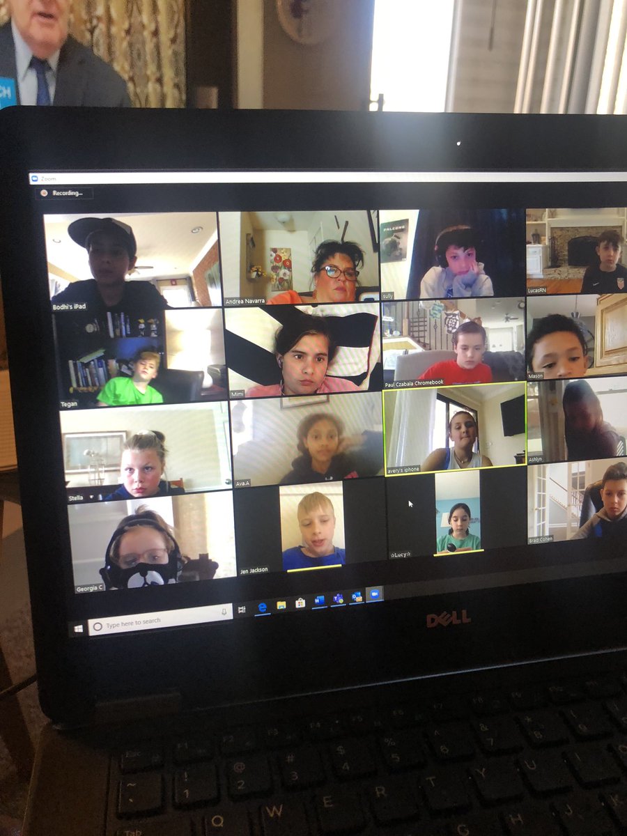 AndreaNavarra4's tweet photo. ELA Zoom lessons are getting better. Today’s was the best by far. Loved seeing the kids work and apply skills. Loved hearing them participate and answer. Great job kids! Felt like a teacher again. @MPE_Mustangs #FCSrising #BetterTogetherMPE https://t.co/2cp5g3L22S