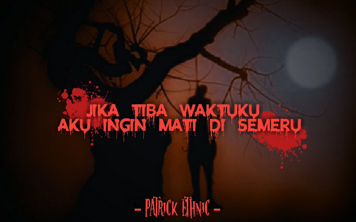 -A THREAD-

JIKA TIBA WAKTUKU AKU INGIN MATI DI SEMERU

<a href="/bacahorror/">Bacahorror</a> 
#bacahoror 
#bacahorror