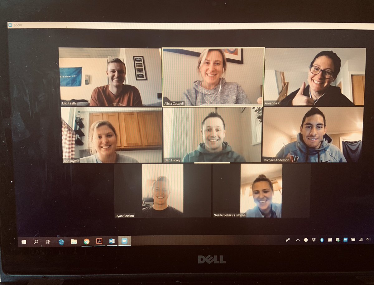 HC_SportsMed's tweet photo. Socially Distant, But Still Close! #virtualstaffmeeting https://t.co/vGqytDDlgV