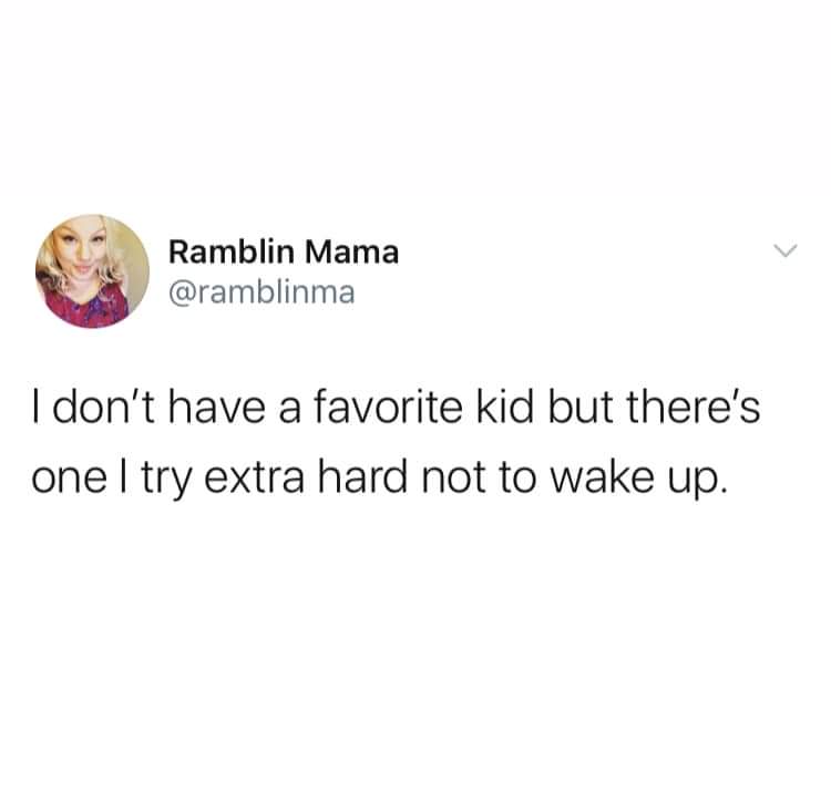 TobieCarter6190's tweet photo. This is me. Praying that my youngest sleeps through the night and not being surprised when she doesnt. #parentlife #ijustwanttowrite #gotosleep https://t.co/Fx6bimEFGf