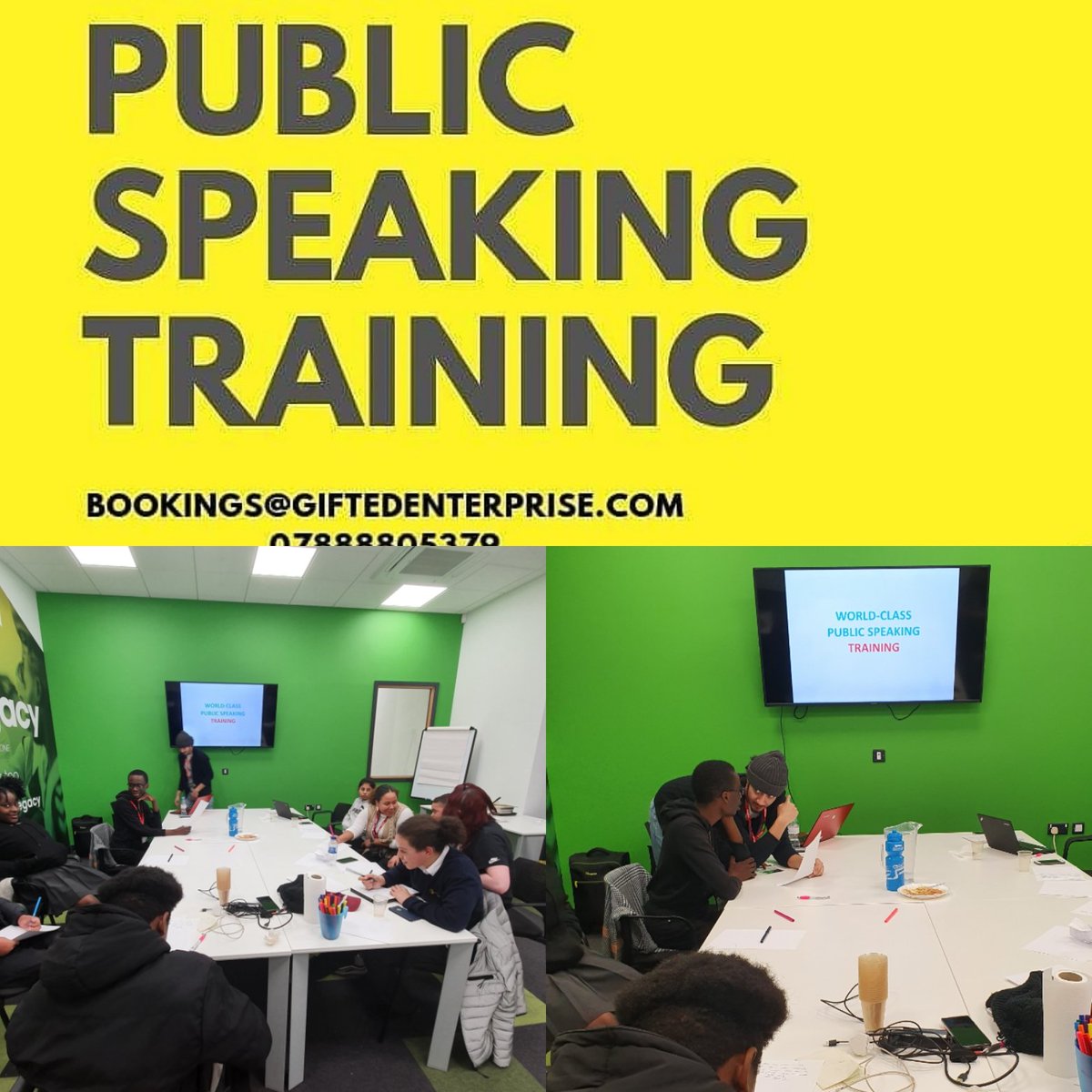giftenterprise's tweet photo. @giftenterprise delivers the most in demand public speaking training @teenspeakingtraining. Learn from the tested and roven method.
#youngpeople #teenstraining #Giftedenterprise #URGifted https://t.co/75Dzg5DqbP