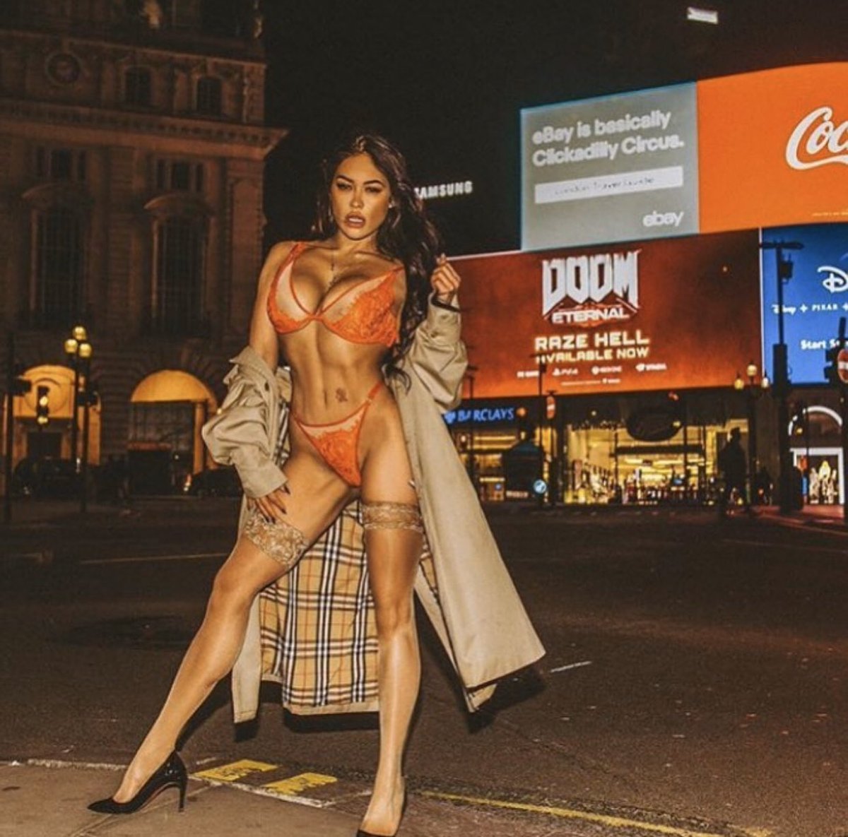 deznuda's tweet photo. Looking rough during quarantine? We could never! 🤭 

@MiablancoUK looking incred in one of our sets. 🥰
📸 @dannydesantos 💖 https://t.co/pJgVbR7kli