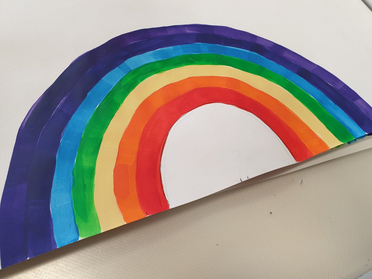 SilverdaleNT's tweet photo. One of our students painted a rainbow today. Doesn't it look great?! 🌈 https://t.co/B1R8cQIoCJ