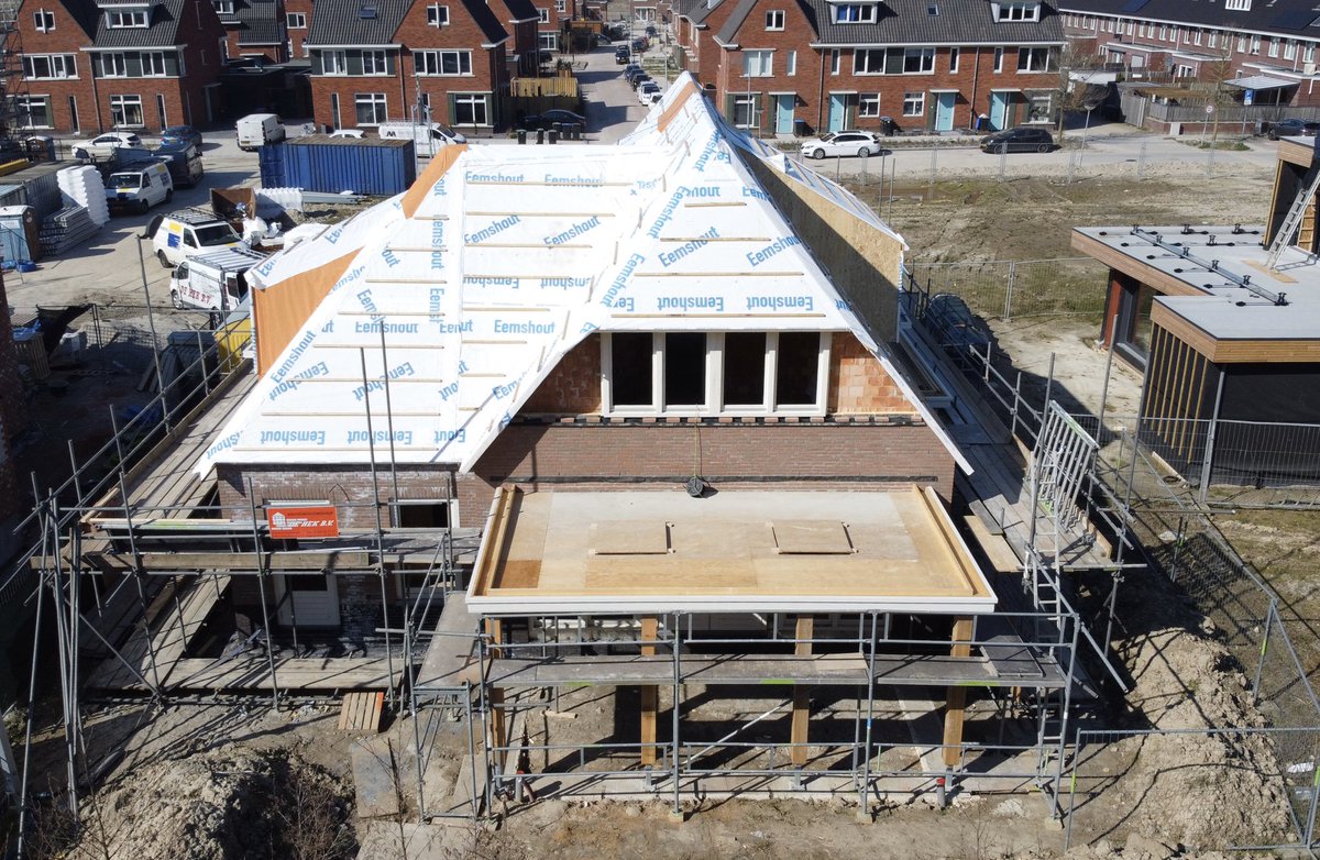 dehekbv's tweet photo. Nieuwbouw woning te Dordrecht in plan #Wilgenwende @PadtPartners @SterkBreda https://t.co/DiKZANbbPn