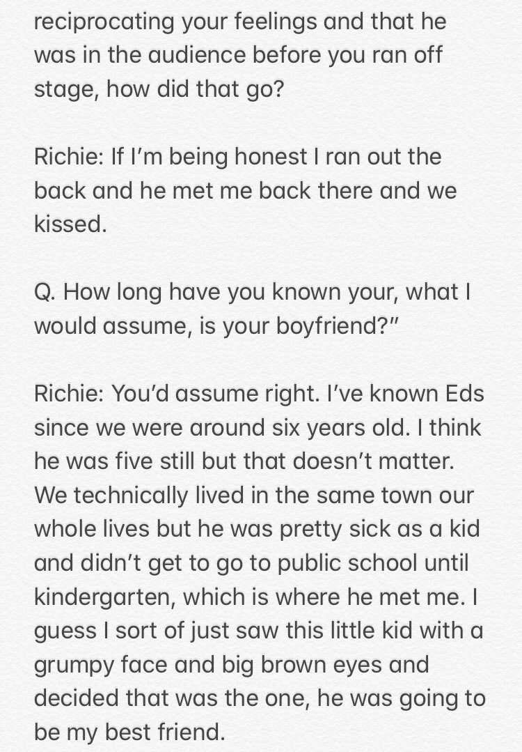 225. A piece of the transcript from the interview
