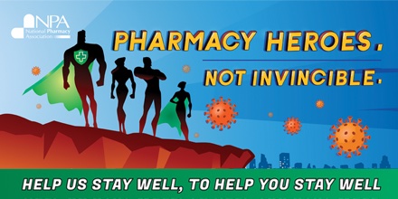 NPA1921's tweet image. Even heroes need your help &amp;amp; understanding: please be patient &amp;amp; courteous to #pharmacy staff, who are doing their utmost to help you under stressful circumstances

#clapforourcarers #pharmacyheroes #communitypharmacy