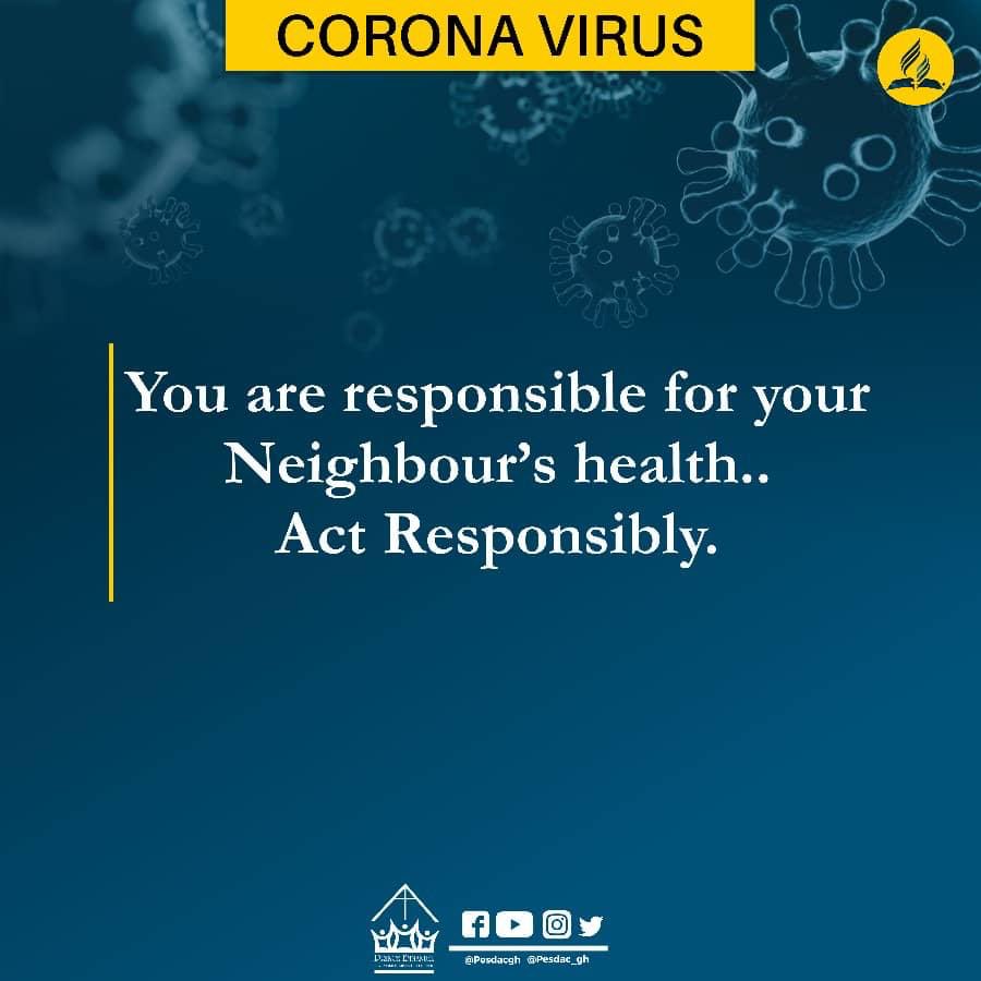 pesdacgh's tweet photo. Love your neighbor as yourself!
Remember, your actions could affect multitudes.

#keepcalm #staysafe #stayhome #StrongerTogether https://t.co/vUoOSQev8j