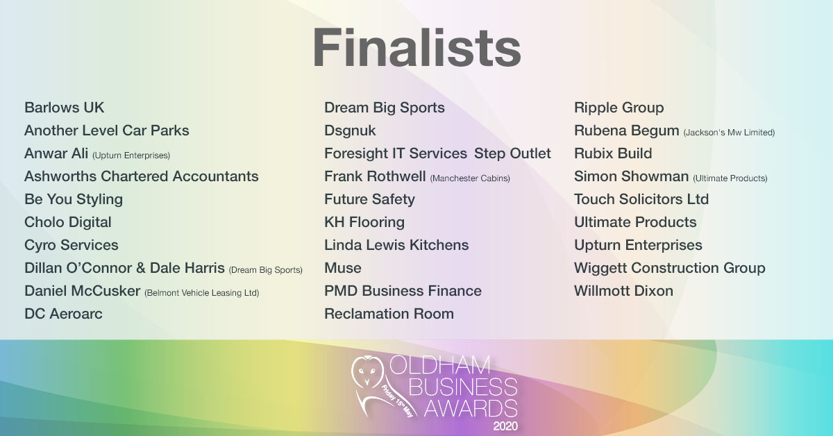 Ladies and gentlemen your #OBA2020 finalists. Congratulations everyone 🎉🎉