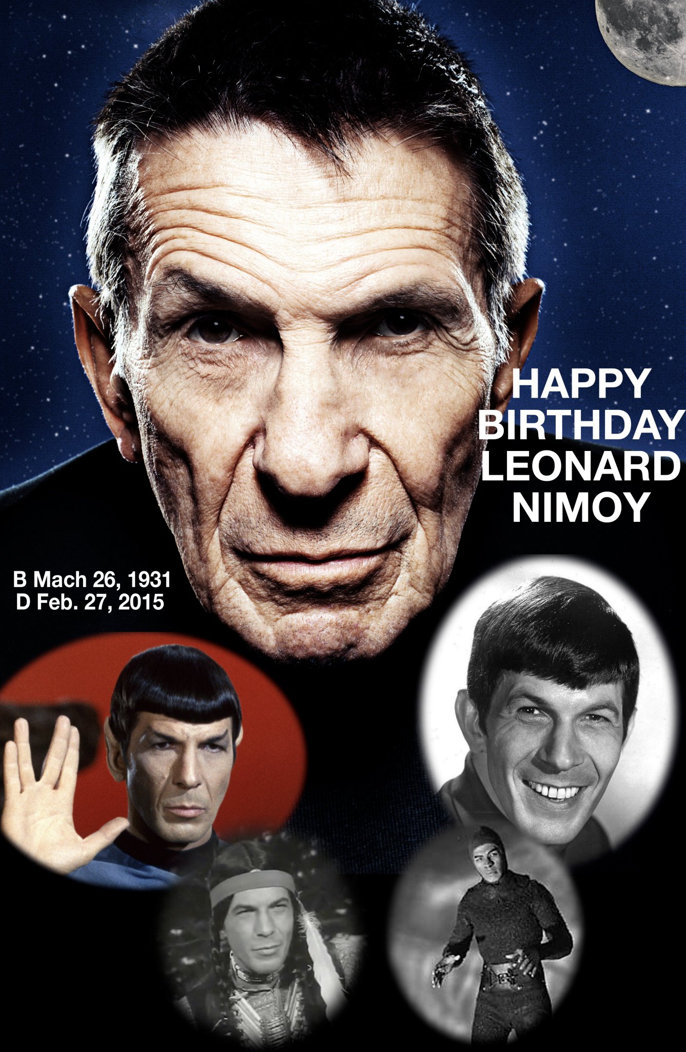 Happy birthday, Leonard Nimoy.  