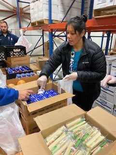NEISD's tweet photo. #NEISDcares --Preparing 20,000 meals a day is a team effort! Today the School Nutrition Warehouse and Supervisor staff worked to pack weekend food packs for our children.

To find a feeding site or Fresh Express route, visit https://t.co/1HNOssu8JG and click on Critical Updates. https://t.co/bW4kkLzzGW