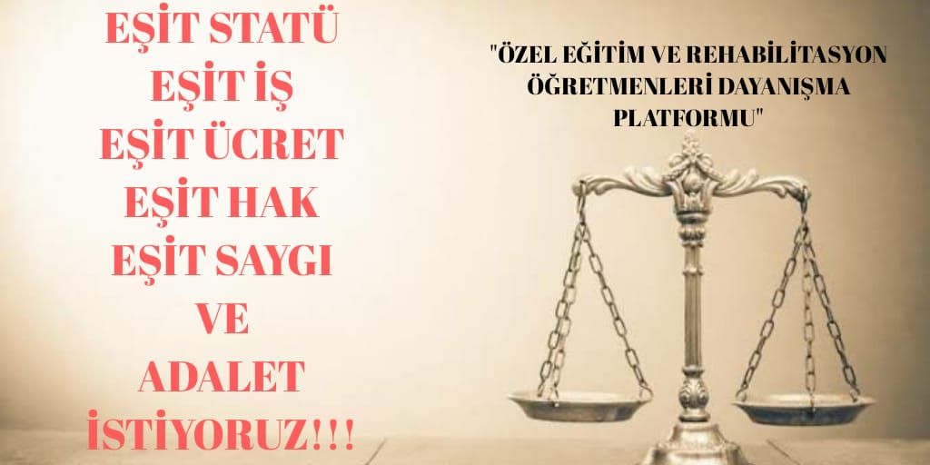 ozro_der's tweet photo. ÖĞRETMEN kutsaldır. Öğretmenlere en iyi olanakları yaratmak zorunda ve bir an önce yapmalısınız.Rehabilitasyon çalışanları hak ettikleri değeri istiyor.Hiçbir öğretmen işçi kanunuyla eğitim vermemeli.Derdimiz HAKLARIMIZ.
#RehbltsynÖğrtZorDurumda
@ziyaselcuk @mehmetnezirg @hmzaydg https://t.co/sy1txkxgF0