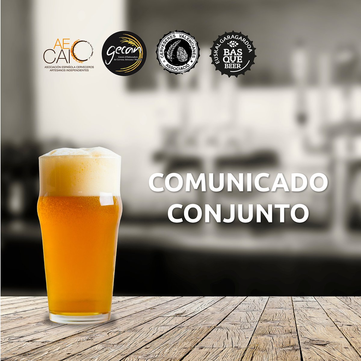 📣 Ante esta grave situación, los #cerveceros artesanos hemos sacado este COMUNICADO CONJUNTO. Léelo: ow.ly/UzKI50yWL3o

#quedateenCASA