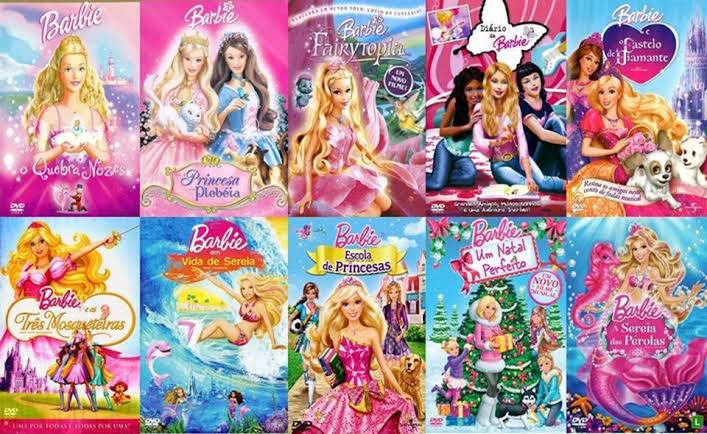 Só Barbie: Barbie Escola de Princesa, Barbie Natal Perfeito e Outras