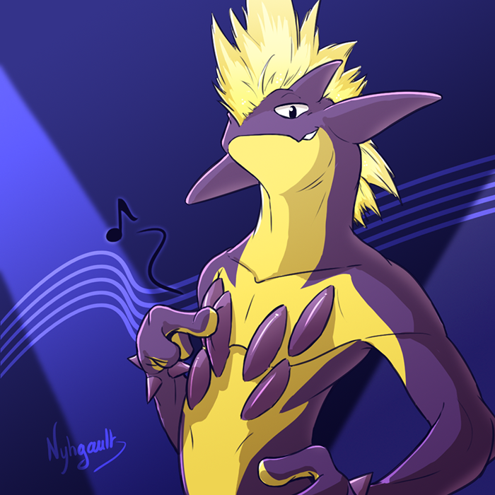 Nyhgault Finished Lining And Colouring The Two Toxtricity Bros Probably My Favourite Pokemon Designs From This New Gen N 849 Toxtricity Low Key Amped Lines And Colours Done With