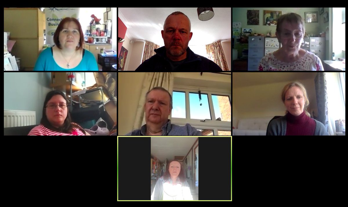 TandemComms's tweet photo. Zooming with #networkandthrive What a great supportive group. tough times for #selfemployed but we are all still smiling and positive. @TheChangeGuv celebrity squares indeed #networking # https://t.co/6vZXZStRCN