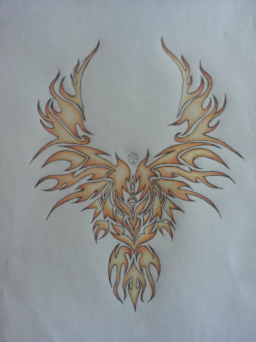 Bild: Phoenix
Art: Abgezeichnet
Stift: Bleistift, Schwarzer Kugelschreiber, Buntstift
Zeichenjahr: 2014