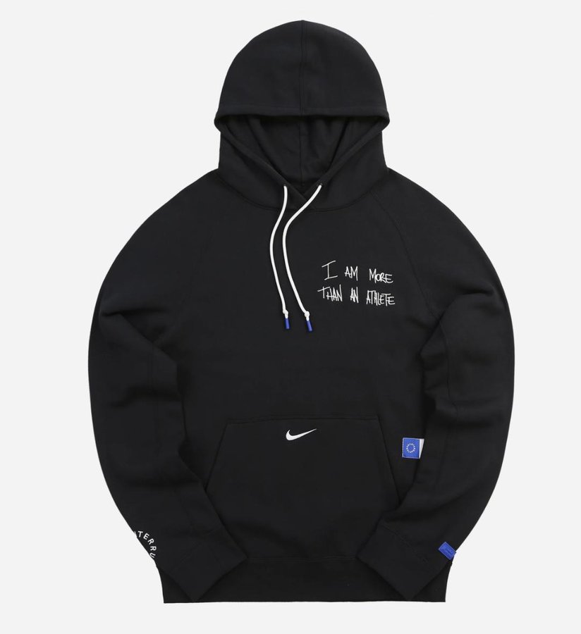 SOLELINKS's tweet photo. Ad: Uninterrupted x Nike LeBron 'More Than An Athlete' Hoodie restocked under retail for $55.97 + FREE shipping => https://t.co/JEEMPJwWGB https://t.co/HwDZlL5t8j
