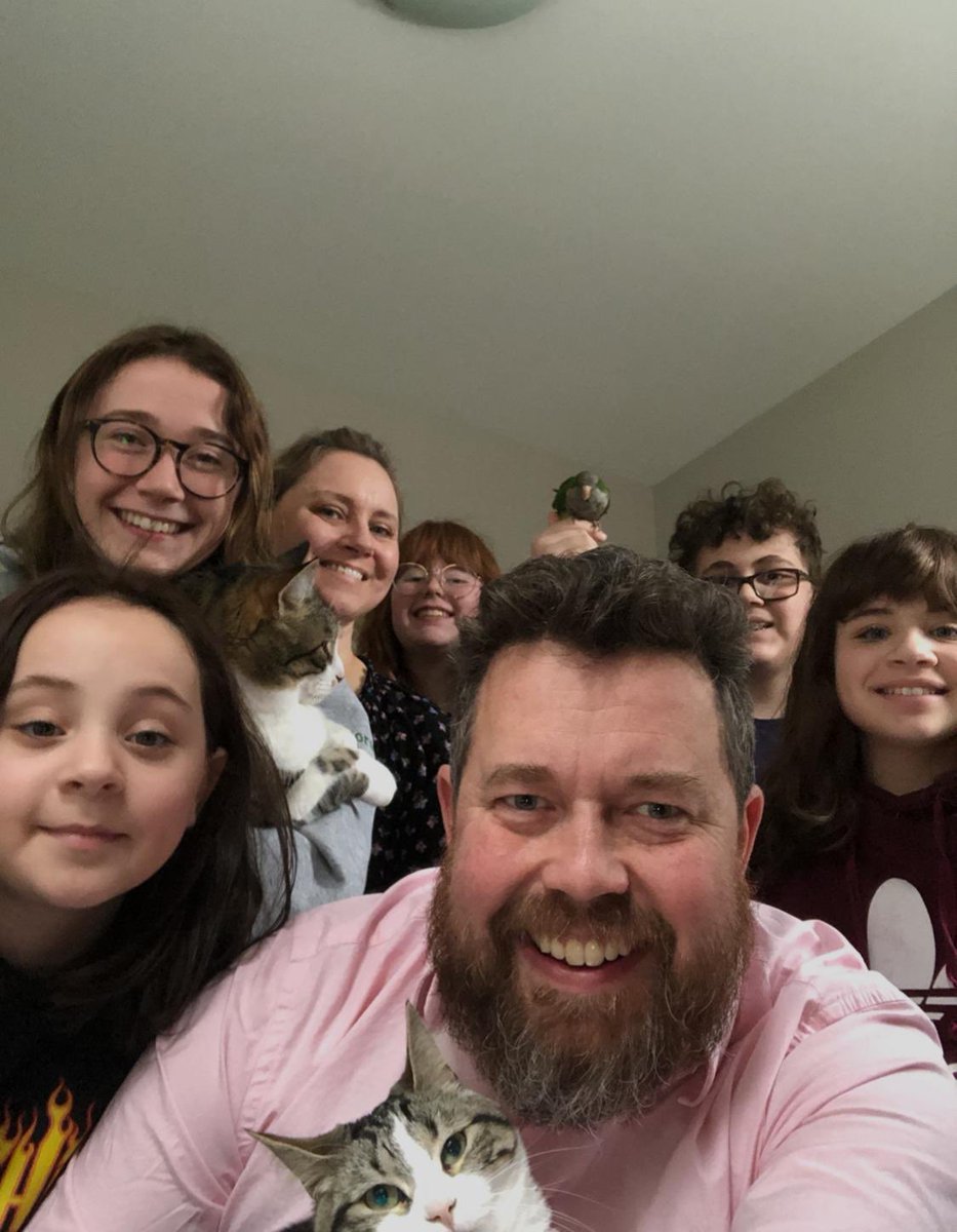 ADAMA_CAN's tweet photo. All of our offices look a little different these days!  Our National Account Manager, Corey Thorsteinson has a good looking office staff at his “new” office ! #Adama #workingfromhome #wegotthisCanada https://t.co/Lw4ftCaxvO