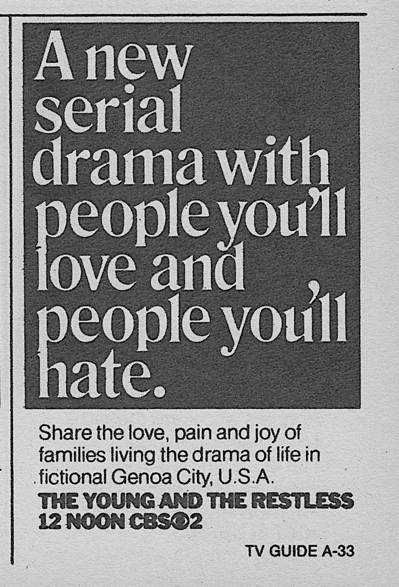 Retronewsnow Debut The Young The Restless Premiered 47 Years Ago Today March 26 1973 On Cbs