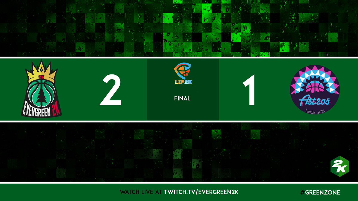 🏆<a href="/Limp2K/">LIP2K</a> Semifinali Playoff
🆚@Astros2K
📺twitch.tv/evergreen2k

Stagione che va oltre ogni nostra aspettativa, complimenti ai nostri avversari! Ora testa alla finale ❗️❗️

#greenzone 🏀🌲