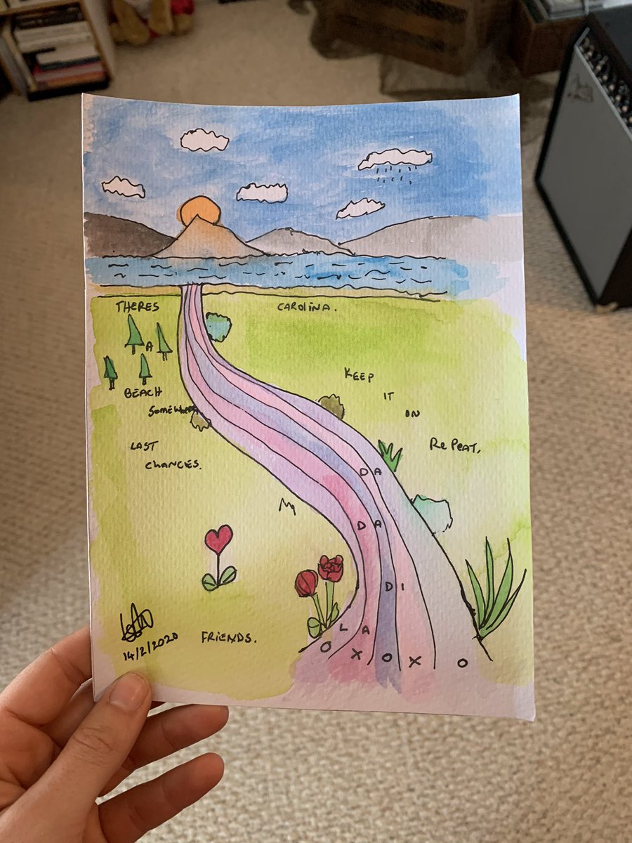CelesteKellogg's tweet photo. Thank you @brucecool1 for this awesome drawing inspired by my #KeepItOnRepeat EP!  It means so much to me! https://t.co/C9T76mp81H