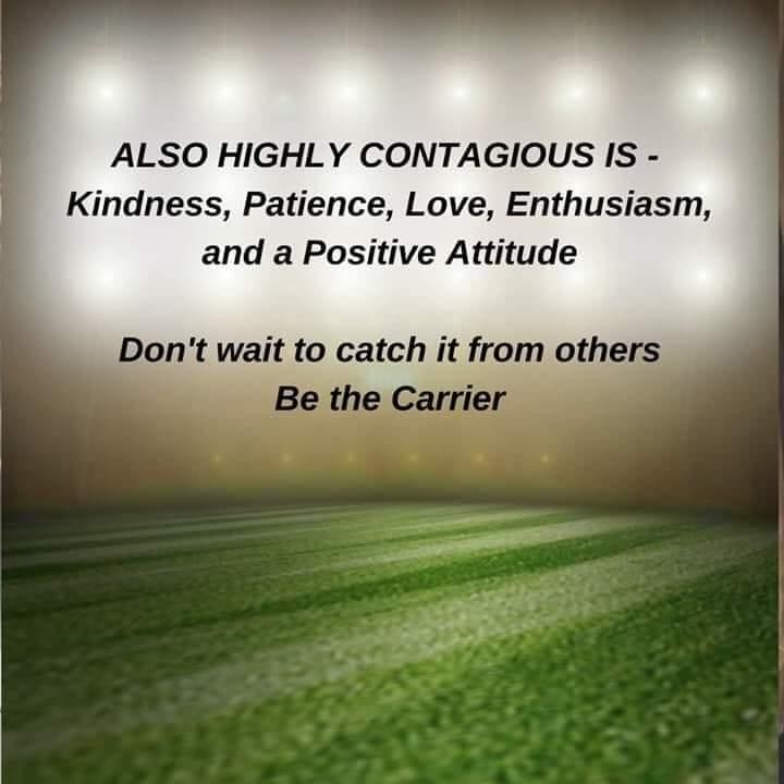 KellyCampman's tweet photo. Guess what's also contagious... https://t.co/qD31H14Bg0