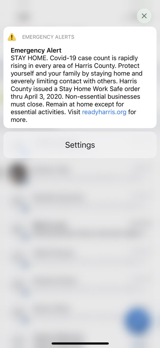 minniemousekiss's tweet photo. Is it just me, or did everyone get the emergency alert ? 🚨 #harriscounty https://t.co/0xPab0TS5G