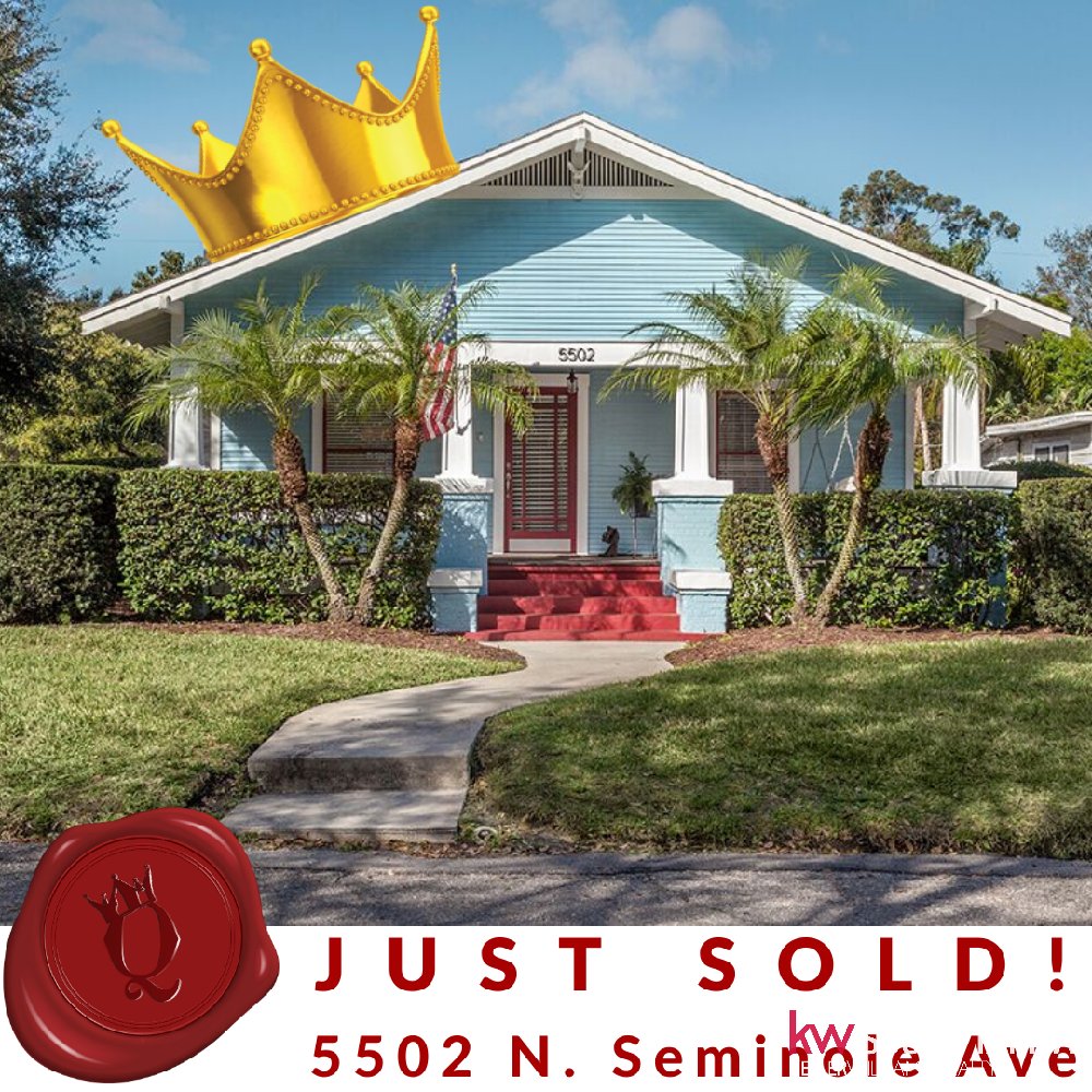 More of the latest #SibbittTeam new for you all! Our #SeminoleHeightsListing on the aptly named, Seminole Ave has officially closed! We may be working remotely, but we're working just as hard as ever for YOU! #WeSellTheHeights #PutACrownOnIt #MarkItSold #ListWithLeslie