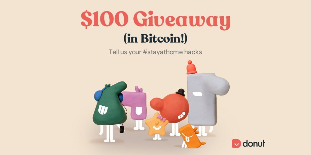 donutapp's tweet image. ⚡️GIVEAWAY⚡️

It's been a crappy month. We wanna try cheer some people up

We've got $100 up for grabs 💰

Share your #stayathome hacks with us

👉 RT this tweet + COMMENT telling us your top survival tip for getting through lockdown

(T&amp;amp;C's in thread)
