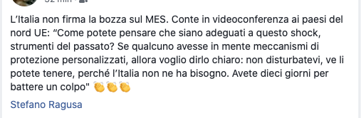 L'ITALIA NON FIRMA LA BOZZA SUL #MES