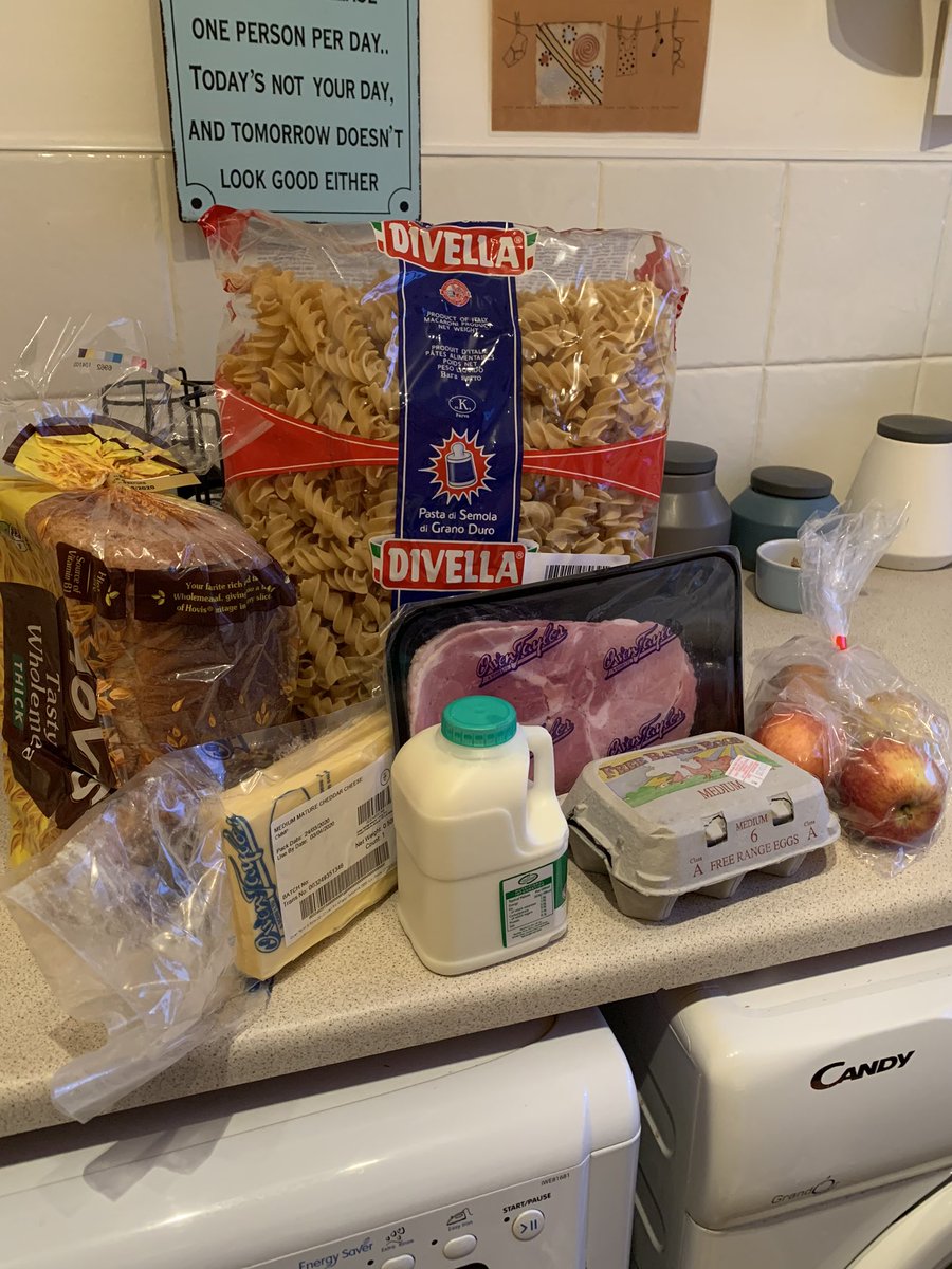 Huge thanks go to <a href="/NUHCharity/">Nottingham Hospitals Charity</a> for amazing donation for frontline staff today. Wonder how many recipes I can make with that pasta🤔Very much appreciated.