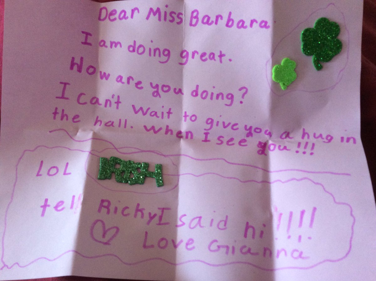 bcavallini4's tweet photo. I got the best letter in the mail today..@milfordmemorial @MilfordSchools @PublicSel this is what will get me through this difficult time. I canโt wait to get back to school #bethatassistant #KindnessMatters #lovemyjob https://t.co/rhABMP8poJ