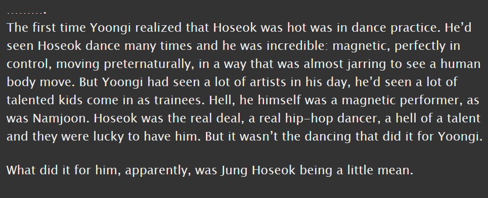 sope, t, 4.5k || pre-debut bangtan || full of buzzing anxiety and first impressions, a bunch of scared babies who i love very much  https://archiveofourown.org/works/14901473 