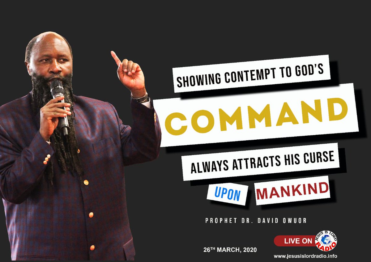 MarjorieMusang1's tweet photo. It has come out clear that the more man gives a deaf ear to such deep secrets of heaven the more he attracts the curse of GOD in his life I choose repentance and holiness
#EternityIsCalling https://t.co/fvKIPx1hS6