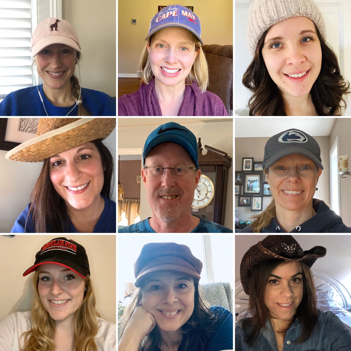 KnollwoodSchool's tweet photo. Thank you to all who participated in Knollwood’s virtual spirit day; 🎩 Hats 🎩off to our emergency workers! Stay tuned for our next virtual spirit day!!! #knollwood #knollwoodrocks #knlearnfromhome #knvirtualschooling #spiritday #hatday🎩 https://t.co/2FmpeNs3OM