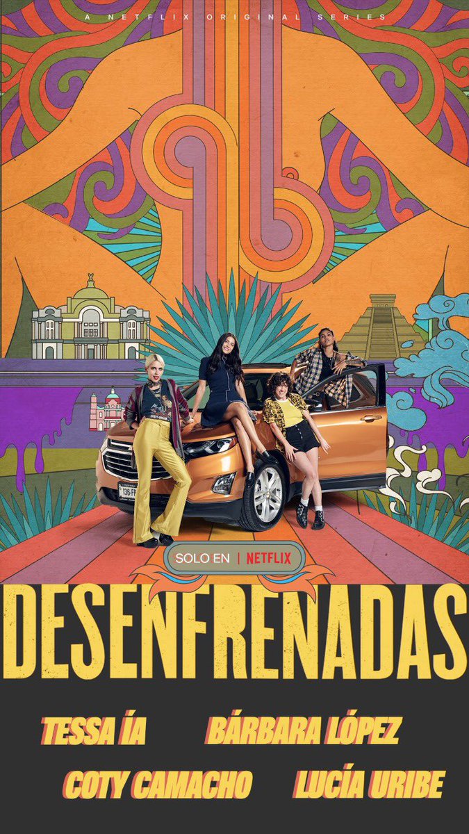 ¡Psicodelia bebé! 🔮 El universo de #Desenfrenadas está construido por las tendencias geométricas, líneas y colores de los años 70. Esta colección de pósters fue creada por #AmberZahi y un increíble equipo de artistas gráficos que se adueñaron del espíritu Desenfrenado 100% 🌪