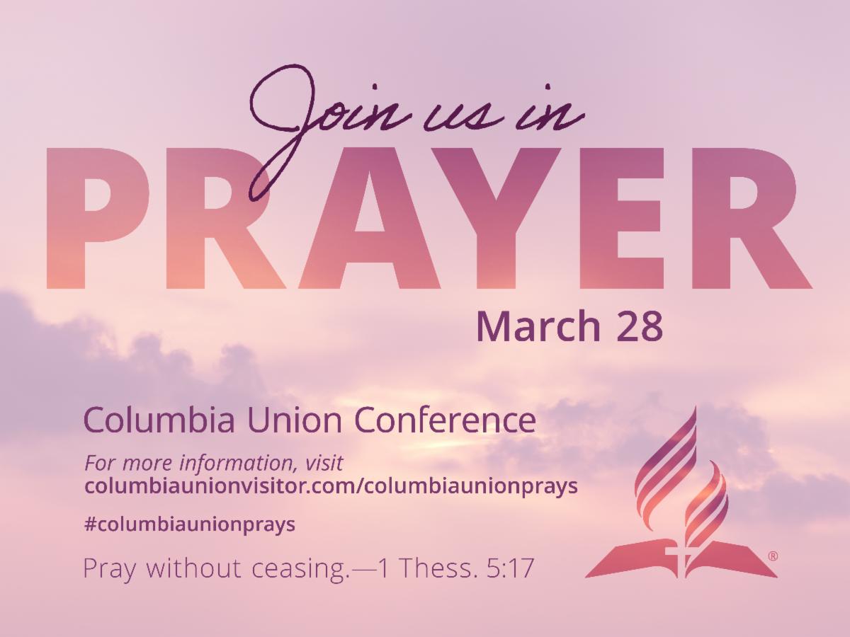 ohioconference's tweet photo. Columbia Union Designates Special Day of Prayer for Sabbath, March 28. Details in #Faithpoints. https://t.co/dxHSJetOL2 https://t.co/ADjWLGKRd6