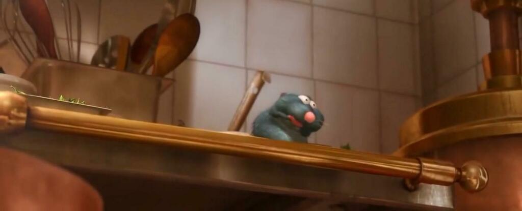 In Ratatouille (2007), Remi gags at the smell of Linguini’s soup. Rats are physically unable to gag or vomit, which means that the soup was so atrocious, it broke the laws of nature.