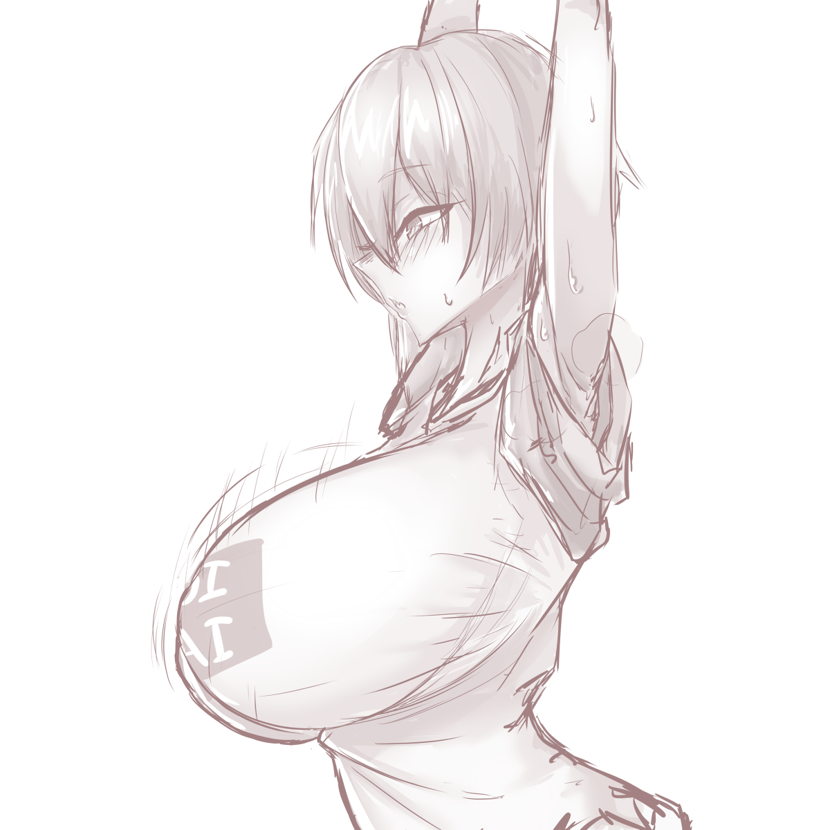 Sugeekai's tweet photo. "Yawn.~ It's morning already..."

Kouhai has to get ready for her morning online class. https://t.co/ZFFu8r8M56
