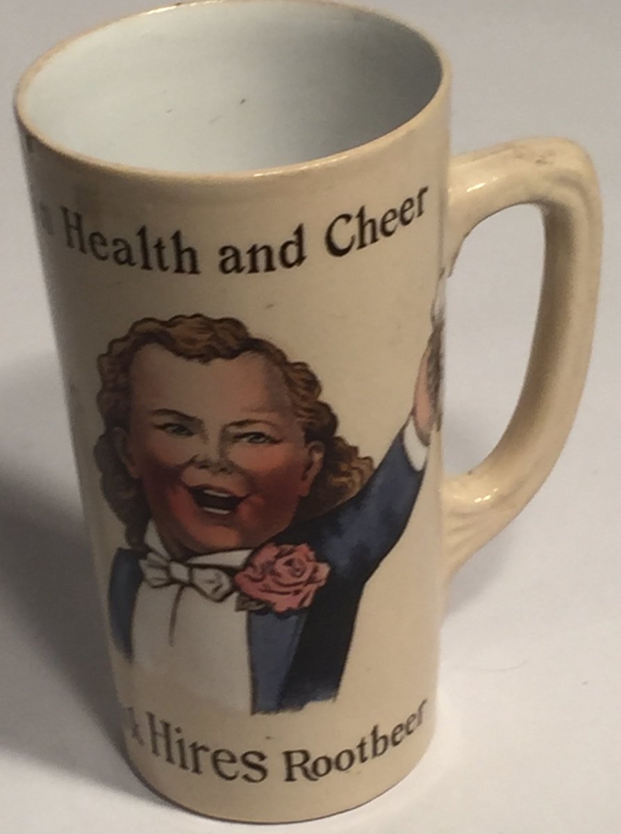 33vld's tweet photo. Hires Root Beer Mug. Says, 'Join Health and Cheer, Drink Hires Rootbeer' Sounds like everyone needs to enjoy a mug these days! 

https://t.co/KPIUy7Mubr https://t.co/5UIpjjDZnD