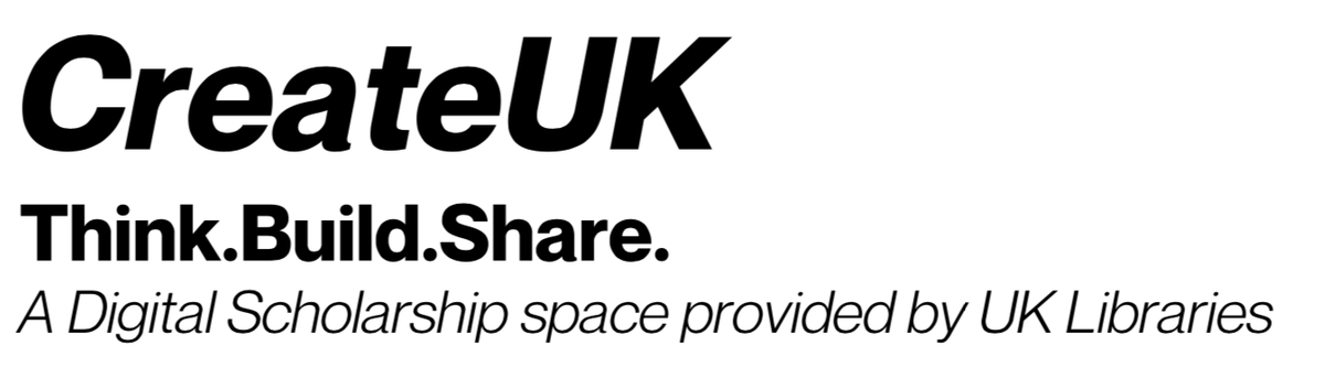 Check out our webinar tomorrow (noon) with @UKLibraries on CreateUK, a digital hosting and publishing platform for websites. Great idea for teaching with digital projects! Read more and RSVP at bit.ly/createuktoday