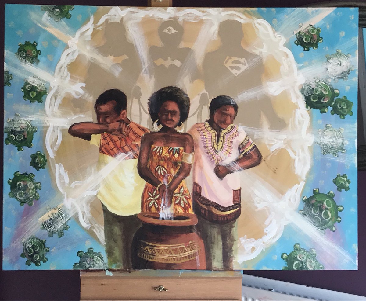 ekabart75's tweet photo. Work in progress - (running water to be conceptualised). Stay safe my friends as we take the necessary precautionary measures to stop the spread this deadly virus. God is in control. #SpreadCalmNotFear #covid19 #coronavirus #faith #faithoverfear #cnn #bbc #csnbc #NHS #WHO #Love https://t.co/TqHHw7Saz8