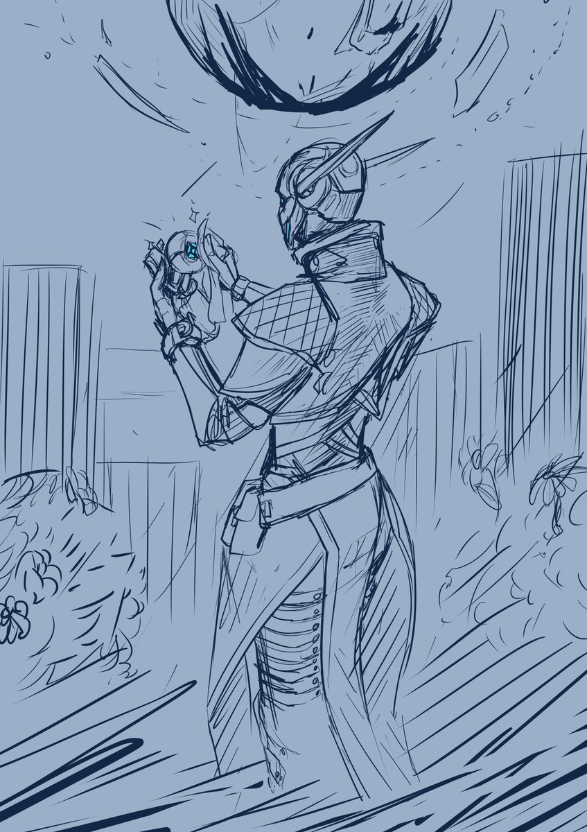 LeslieCope20's tweet photo. Lil draw of Pixel-11 cleaning her Sparks @Quinty_Imara https://t.co/PUgq9bGkfP