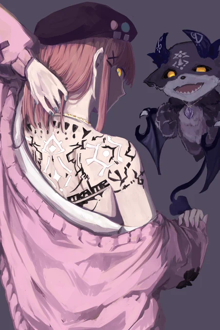 #るるのアトリエ #でびるさまにささげるえ 