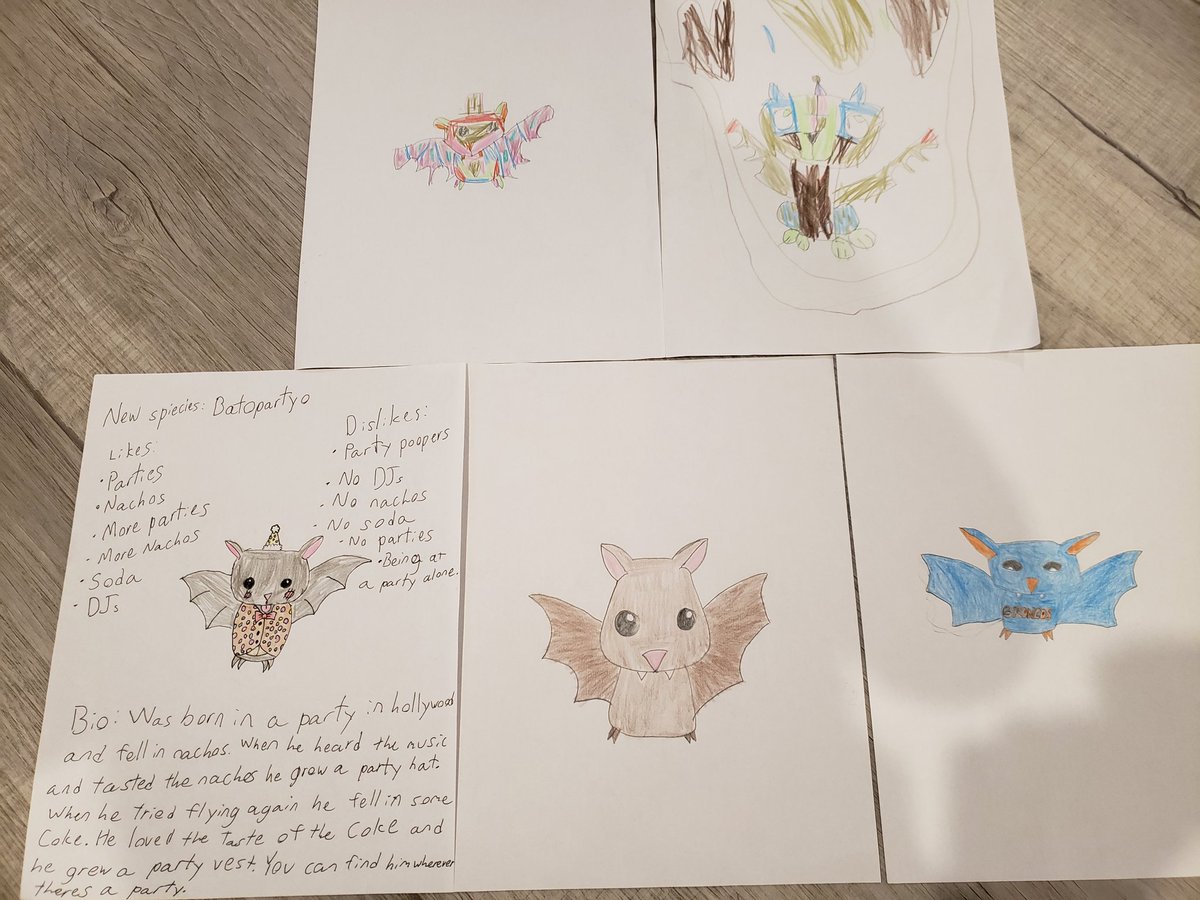jomoni803's tweet photo. We loved learning about #bats 🦇today! Thank you @SkypeScientist and especially @BatsForLife! 
#oneRCE @MsStevens_RCE  @KileyCohoon @girlscouts @TheRoyalArtroom @ArtforKidsHub 
#skypeascientist #COVID2019 #remotelearning #vituallearning
#Quarantine https://t.co/6idRfAadbY