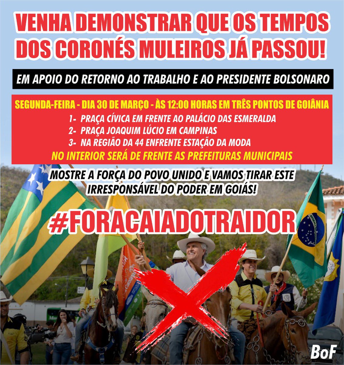 yosef_eliyahu's tweet photo. @ronaldocaiado @gomesjairo #foracaiadotraidor e sua puxas mulas https://t.co/DOToalFHYm