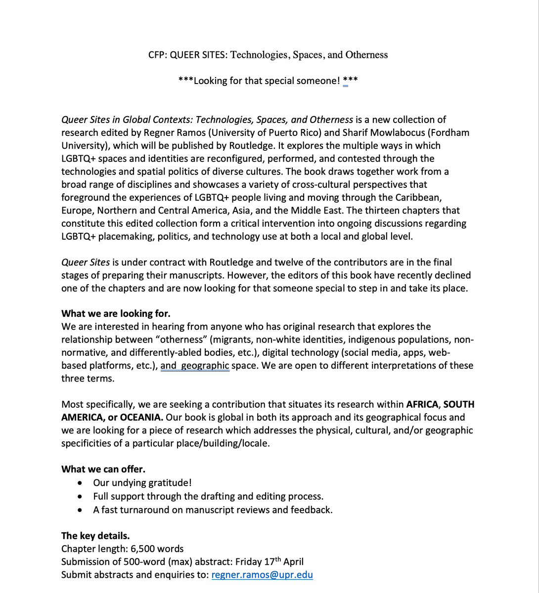 Sharif Mowlabocus tweet media