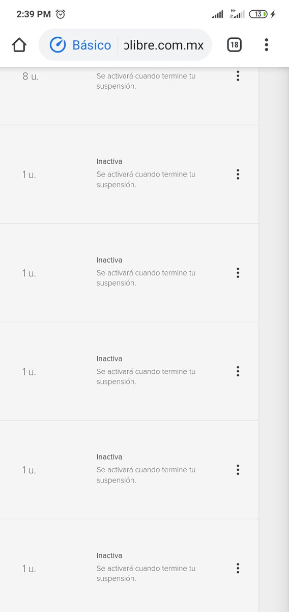 Brelor_chan's tweet photo. @ML_Ayuda @Mercadolibre Gracias, ahora el problema que tengo es con mis publicaciones anteriores, me sigue apareciendo la leyenda que se activarán cuando termine mi suspensión, me pueden ayudar https://t.co/Yi6ziNlPI2
